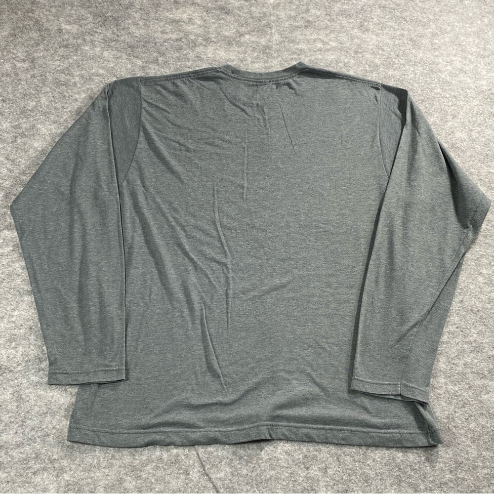 My State Threads Michigan Womens Gray Long Sleeve Pullover Tee Size‎ XL